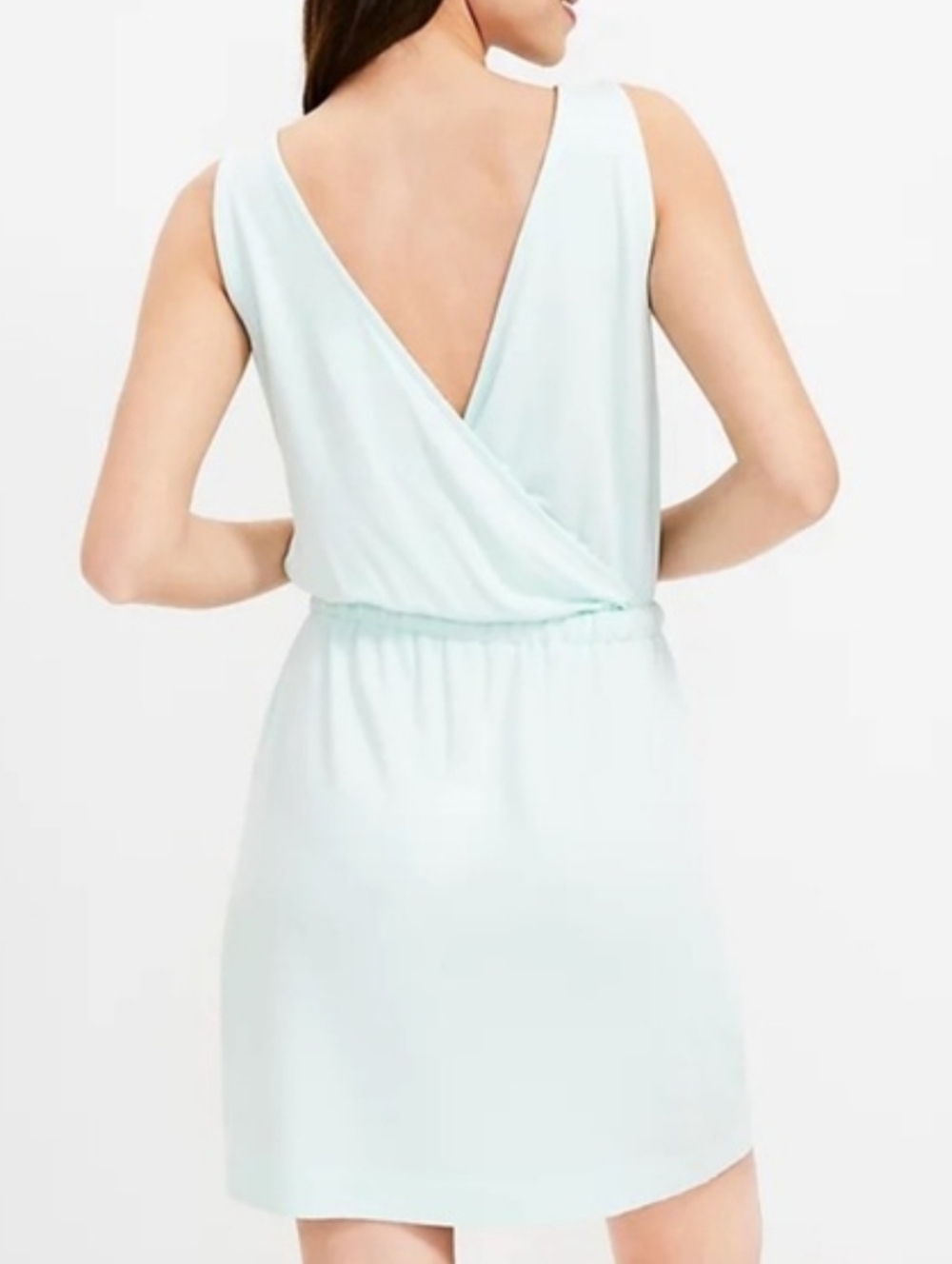 LOFT Lou & Grey Signaturesoft Lite Crossover Back Pocket Dress - Picture 3 of 6